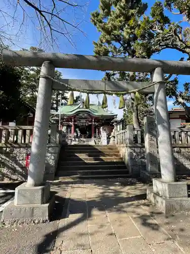 瀬田玉川神社の鳥居