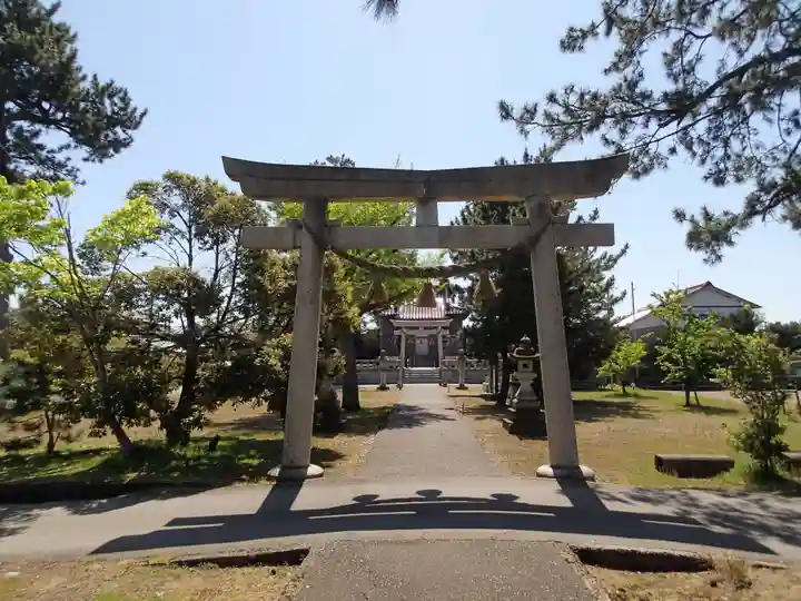 熊田神社の鳥居