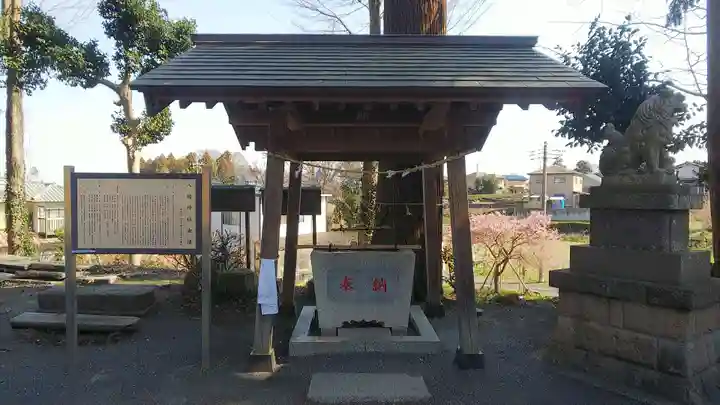 糀谷八幡宮の手水舎