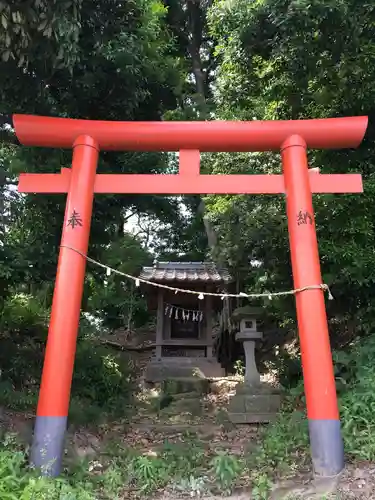 横見神社の鳥居