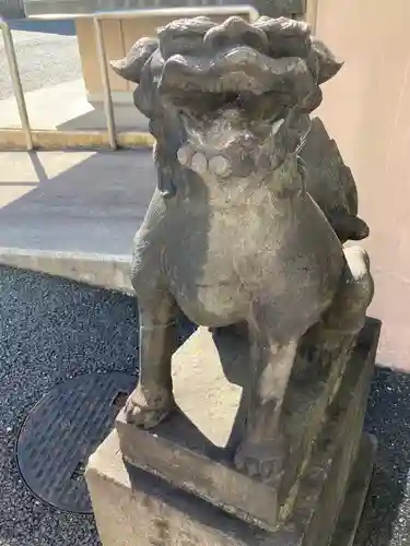 白金氷川神社の狛犬