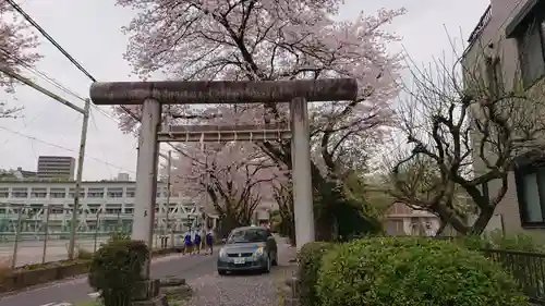 千ケ瀬神社の鳥居