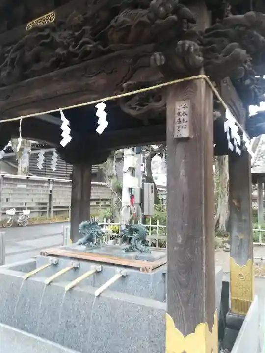 大國魂神社の手水舎