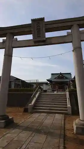 栗木御嶽神社の鳥居