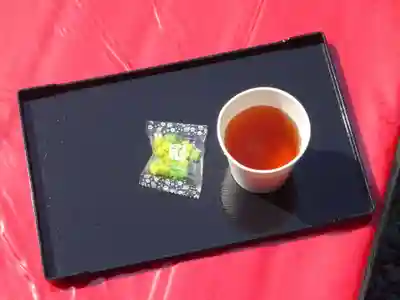 白山神社の食事