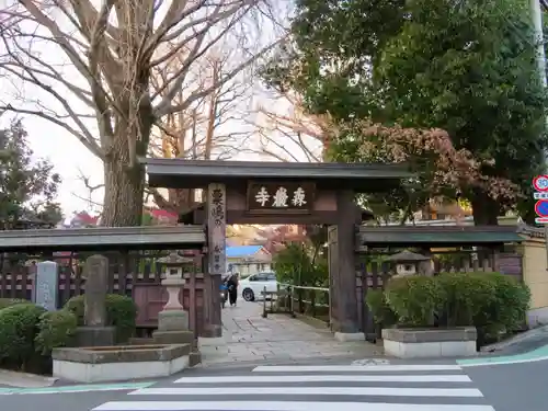 森巌寺の鳥居