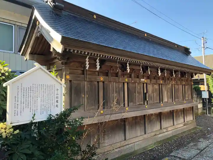 健田須賀神社の末社・摂社