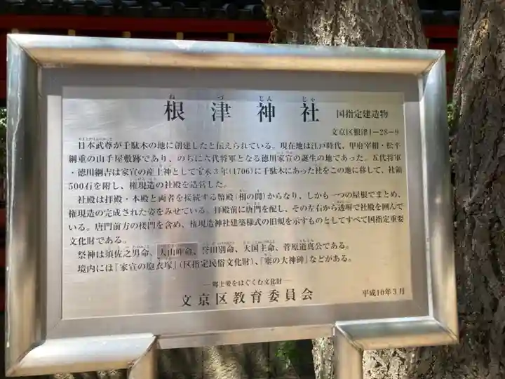 根津神社の歴史