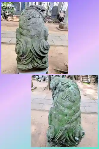 七百餘所神社 の狛犬