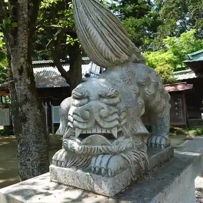 新田神社の狛犬