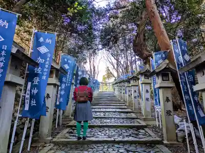 加佐登神社の自然