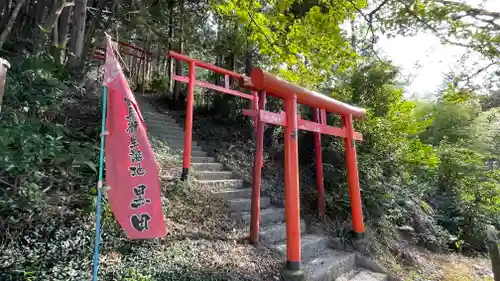 清綱稲荷大明神の鳥居