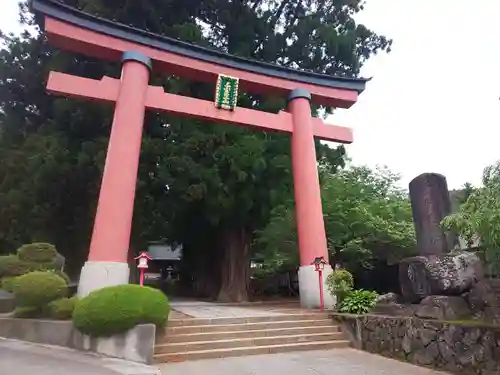 河口浅間神社の鳥居