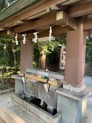 北澤八幡神社の手水舎