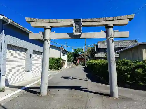 八幡社（下之森八幡社）の鳥居