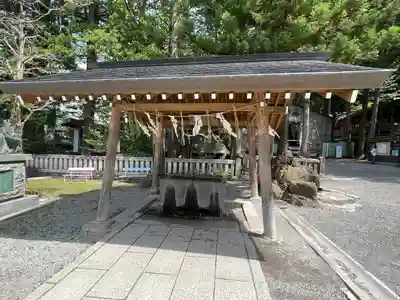 諏訪大社の手水舎