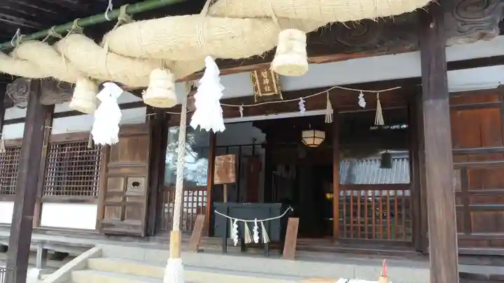 阿智神社の本殿・本堂
