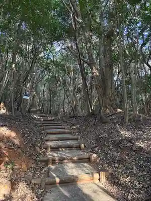 青龍寺奥の院(波切不動)の景色