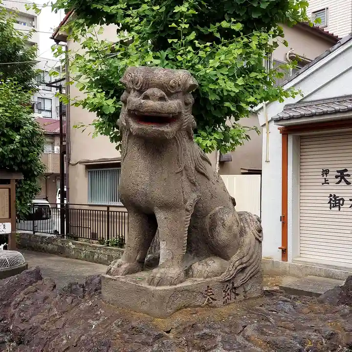 押上天祖神社の狛犬