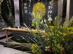 東海市熊野神社の手水