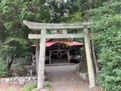 高殿神社の鳥居