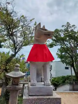 忌宮神社の狛犬