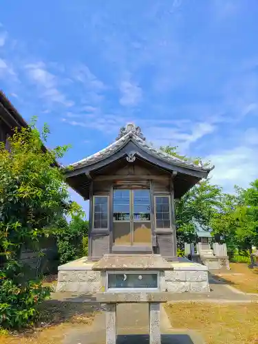 神明社（板葺）の本殿