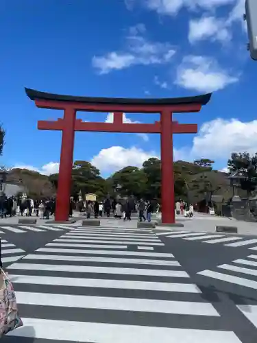 鶴岡八幡宮の鳥居