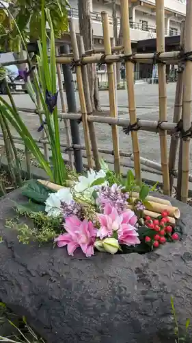 新琴似神社の手水