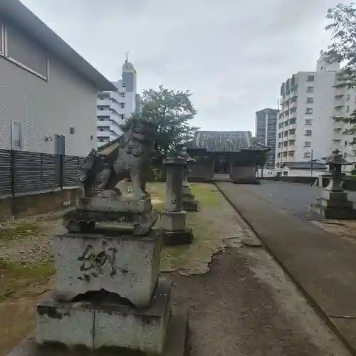 天疫神社の狛犬