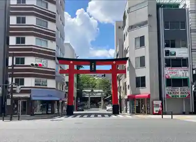 下谷神社の鳥居