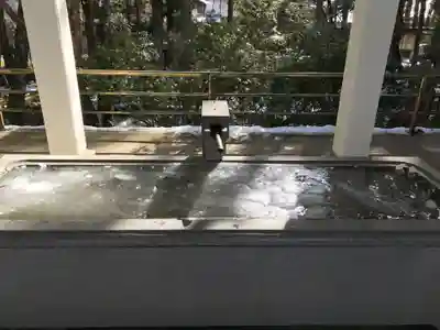 壇上伽藍の手水舎