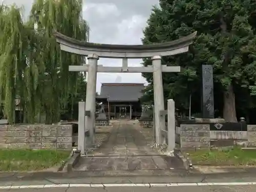 秋田諏訪宮の鳥居