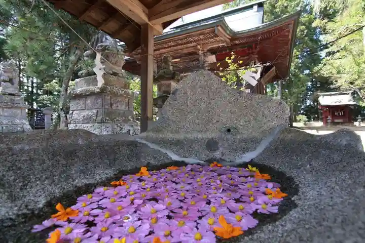 田村神社の手水舎