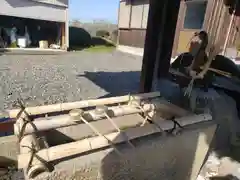 宇波西神社の手水