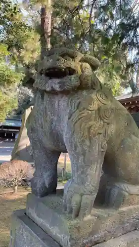 朝日森天満宮の狛犬