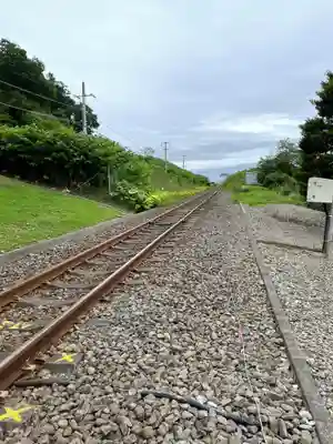 白糠厳島神社の周辺