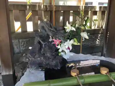 三島神社の手水舎