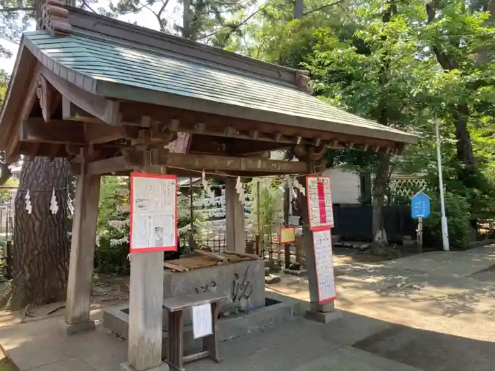 平塚三嶋神社の手水舎