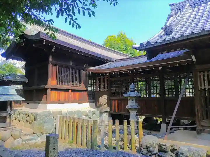 片山八幡社の本殿・本堂