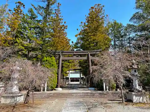 山梨縣護國神社の鳥居