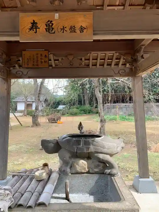 弘経寺の手水舎