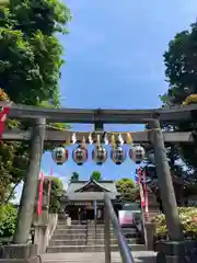 中野沼袋氷川神社の鳥居