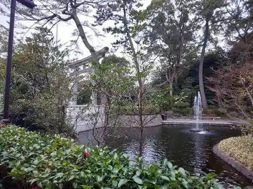 寒川神社の庭園