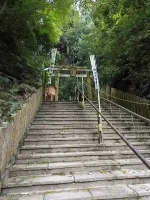 狸谷山不動院の鳥居