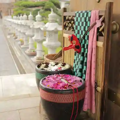 最明寺の手水舎