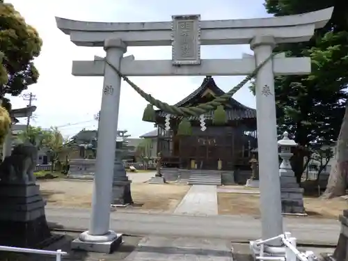 建石勝神社の鳥居