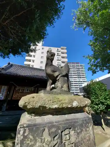 晴門田神社の狛犬