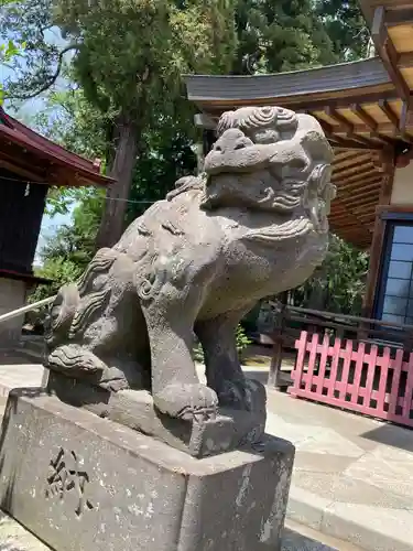 平出雷電神社の狛犬