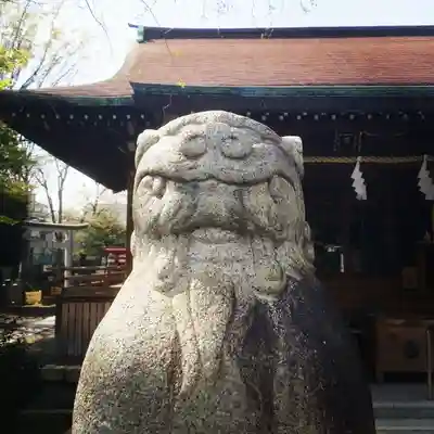 鎧神社の狛犬